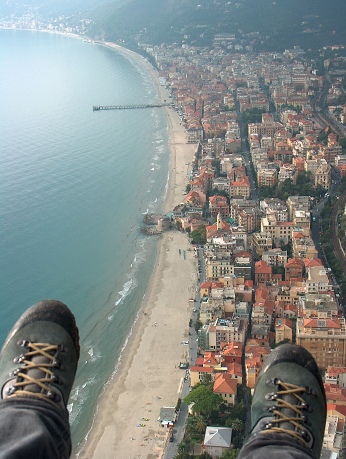  Above the beach 