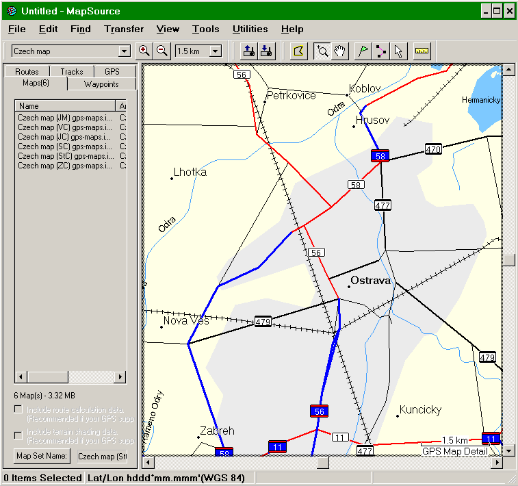  Program MapSource 