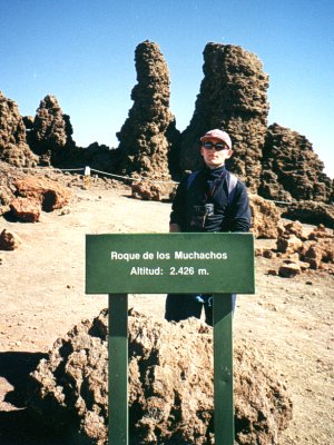  On the top of Roque de los Muchachos 