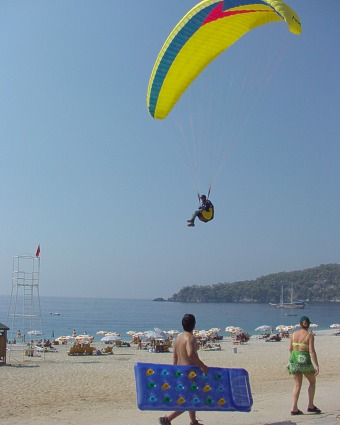  Landing on the beach in ldeniz 