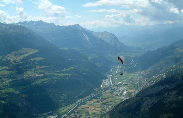  In the air 