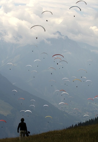  After the take-off 