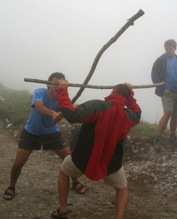  A fight in a cloud 