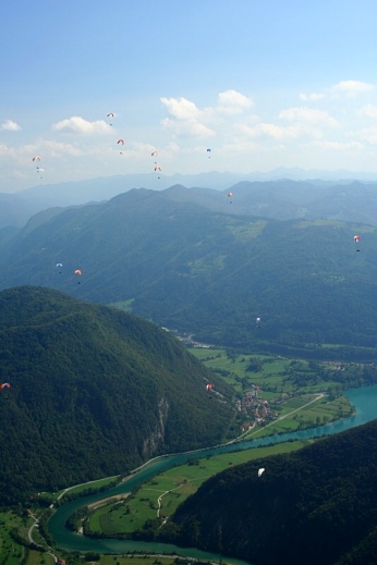  In the air 