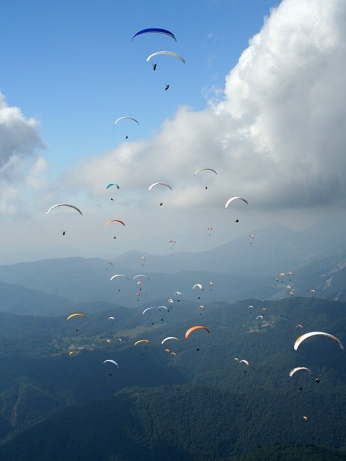  In the air 