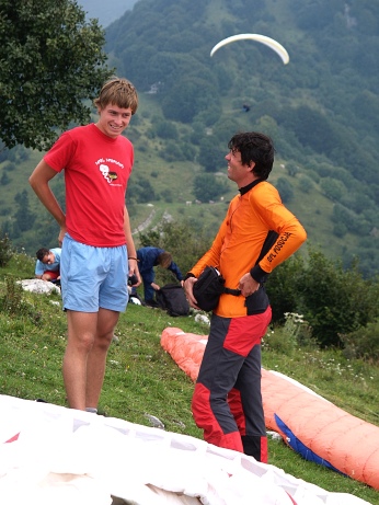  Gasper Prevc and Sergej Cujec 