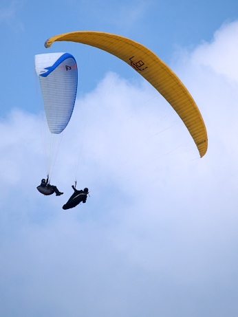  In the air 