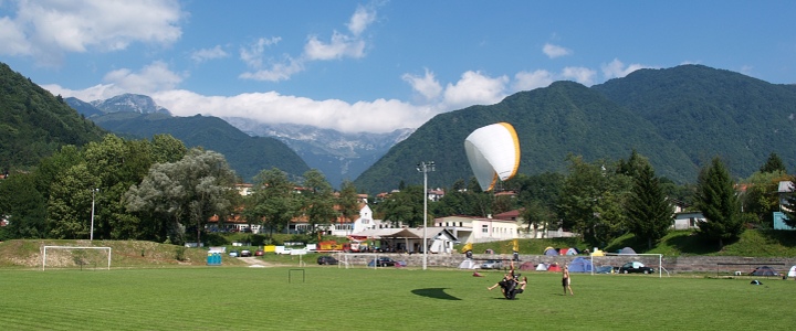  The stadium with the camp 