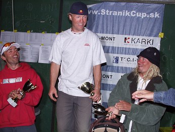  Total winners - 1. Tom� Brauner (middle), 2. David Ohl�dal (left), 3. Martin Orl�k (right) 