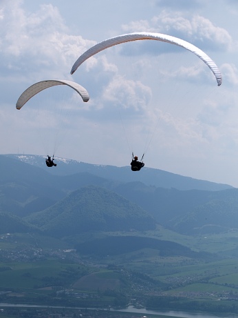  In the air 