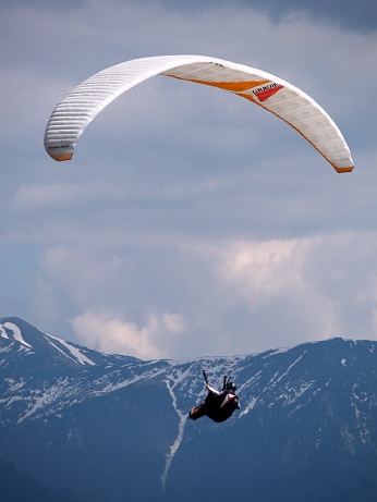  In the air 