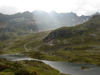  Pohled na Rotmandl Spitze, v poped Giglachsee 