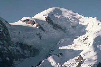  Pohled na Mont Blanc v 9 hodin rno 