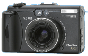  Fotoapart Canon PowerShot G5 