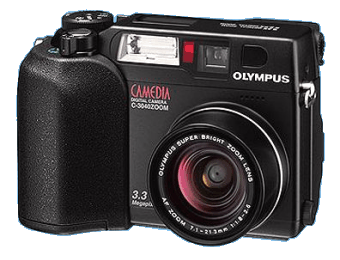 Fotoaparát Olympus Camedia C-3040 Zoom (objektiv zasunutý)
