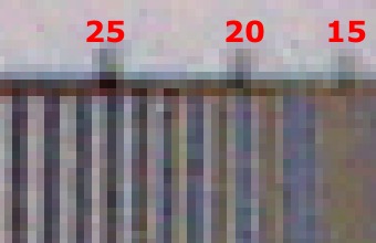  V��ez ��rov�ho rastru o prom�nn�m kroku v extr�mn�m zv�t�en� 