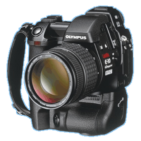  Fotoapart Olympus Camedia E-10 s externm bateriovm blokem s rukojet 