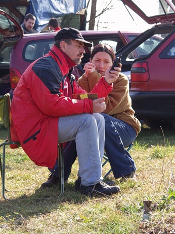  Radek Krampl alias Jazzman se svoj� osobn� asistentkou 