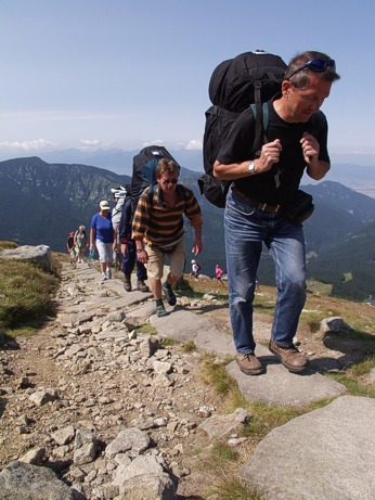  Dopoledn� v�stup na startovi�t� 