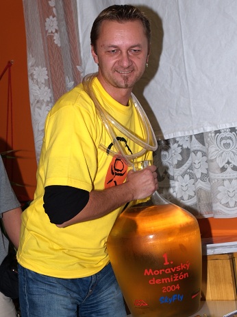  1. Moravský demižón v kategorii Paragliding - Pavel Kvarda 