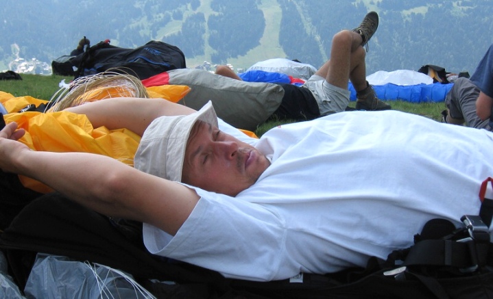  Stre�ink p�ed startem 