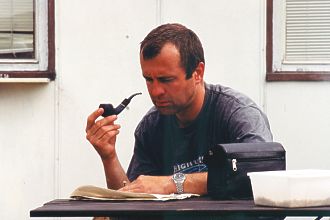  Petr Tu�ek znovu pro��t� n�vod k pou�it� k��dla Moyes CSX5 