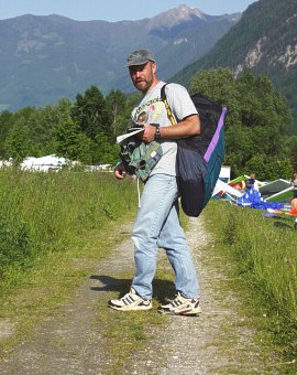  Spokojen� Dan Vyhnal�k v c�li 