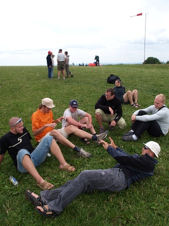  �ek�n� na startovi�ti 