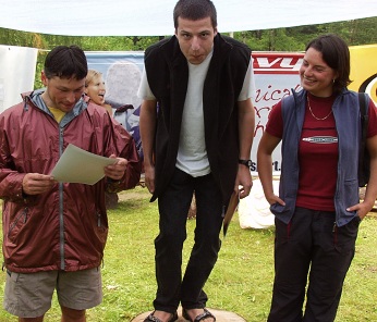  V�t�zn� akademici - 1. V�clav Kone�n� (uprost�ed), 2. Ren�ta Kuhnov� (vpravo), 3. Richard Bojda (vlevo) 