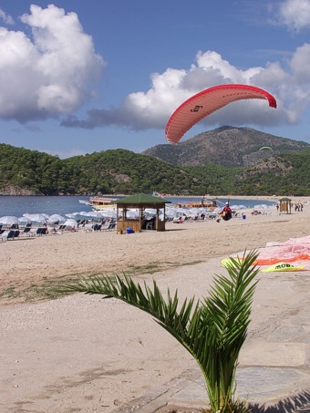  Landing on the beach 