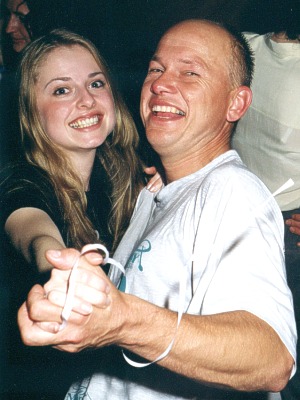  Milan Kamen��ek s jednou ze sv�ch mnoha ctitelek 