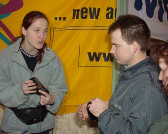  U st�nku firmy SKY Paragliders 