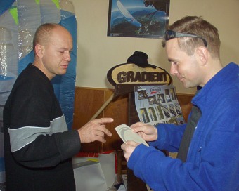  U st�nku firmy Gradient 