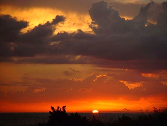  Západ slunce v Santo Domingo 