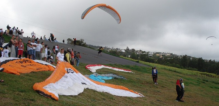  At the take off point 