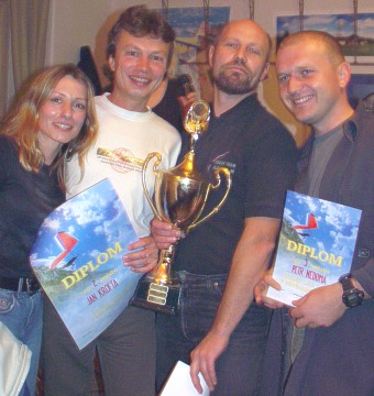  V�t�zov� Poh�ru ZL - zleva Honza Krofta a spol. s.r.o., Dan Vyhnal�k a Petr Nedoma 