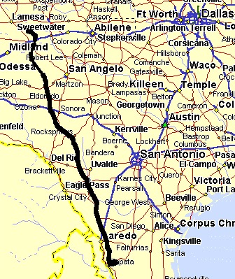  Trasa letu Manfreda Ruhmera 