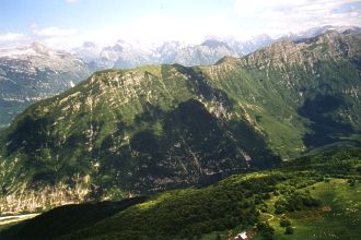  Panorama Julsk�ch Alp severn� od Kobaridu 