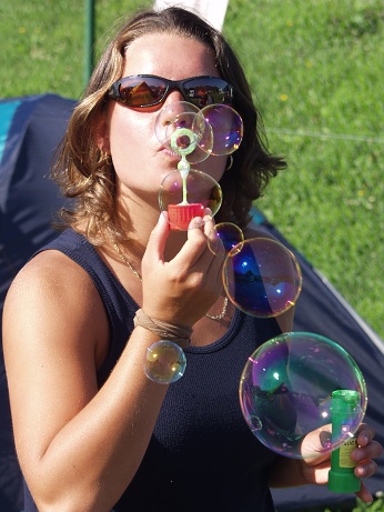  Ren�ta Kuhnov� a nov� bublifuk k narozenin�m 