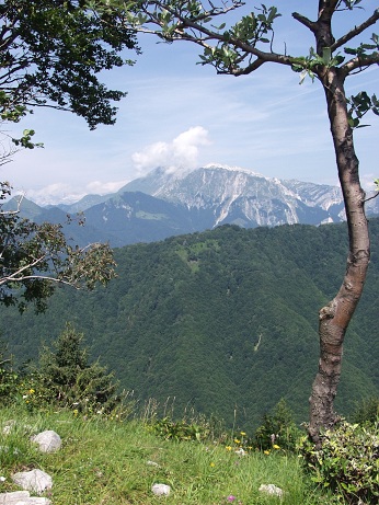  Pohled na Julsk Alpy z Kobaly 