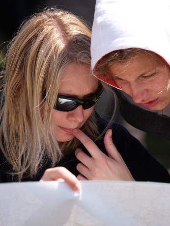  �esk� svoza�ky nad mapou 