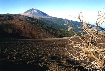 Pico del Teide s vrcholem ve výšce 3718 metrů