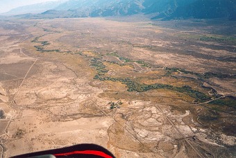 Nad údolím Owens Valley