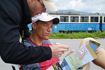  Ital Andy Fr�tscher a jeho doprovod Florian Ploner 