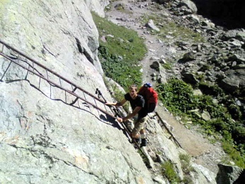  �v�car Alex Hofer p�i dne�n�m v�stupu 