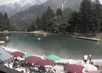  Pohoda v kotli v m�ste�ku Les Contamines-Montjoie v 15:50 