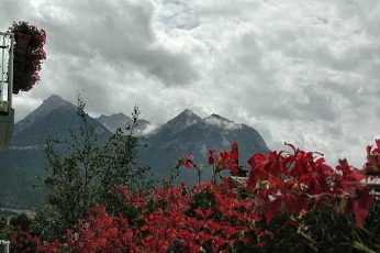  Pohled na hory nad m�stem Briancon v 15 hodin 