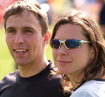  Raku�an Helmut Eichholzer a jeho doprovod Elizabeth Rauchenberger 