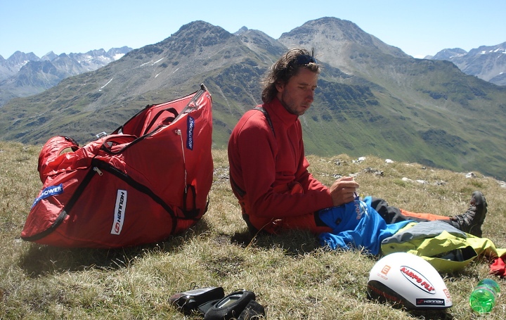  Honza �krab�lek p�ed startem 