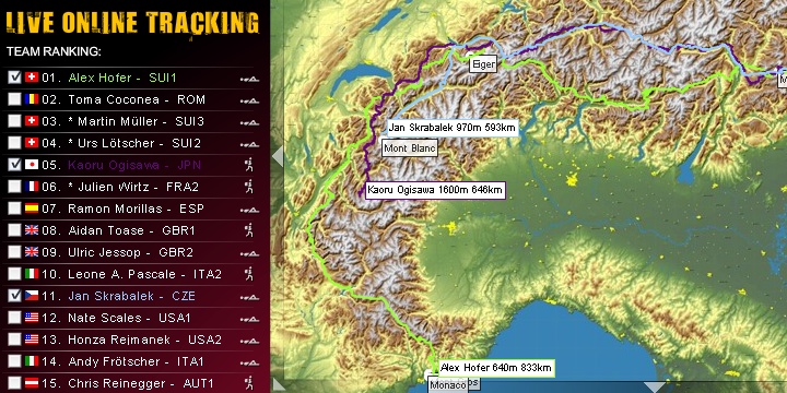  Situace v pond�l� r�no v 6:00  